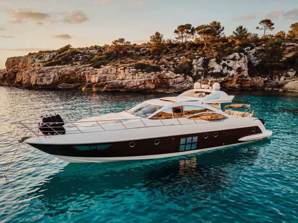 Azimut 62S Hideaway yacht for stylish day charters in Mallorca