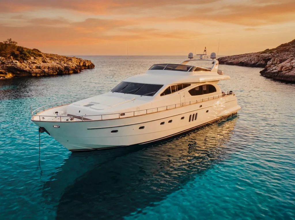 Canados 86 Bromas yacht for premium day charters in Mallorca