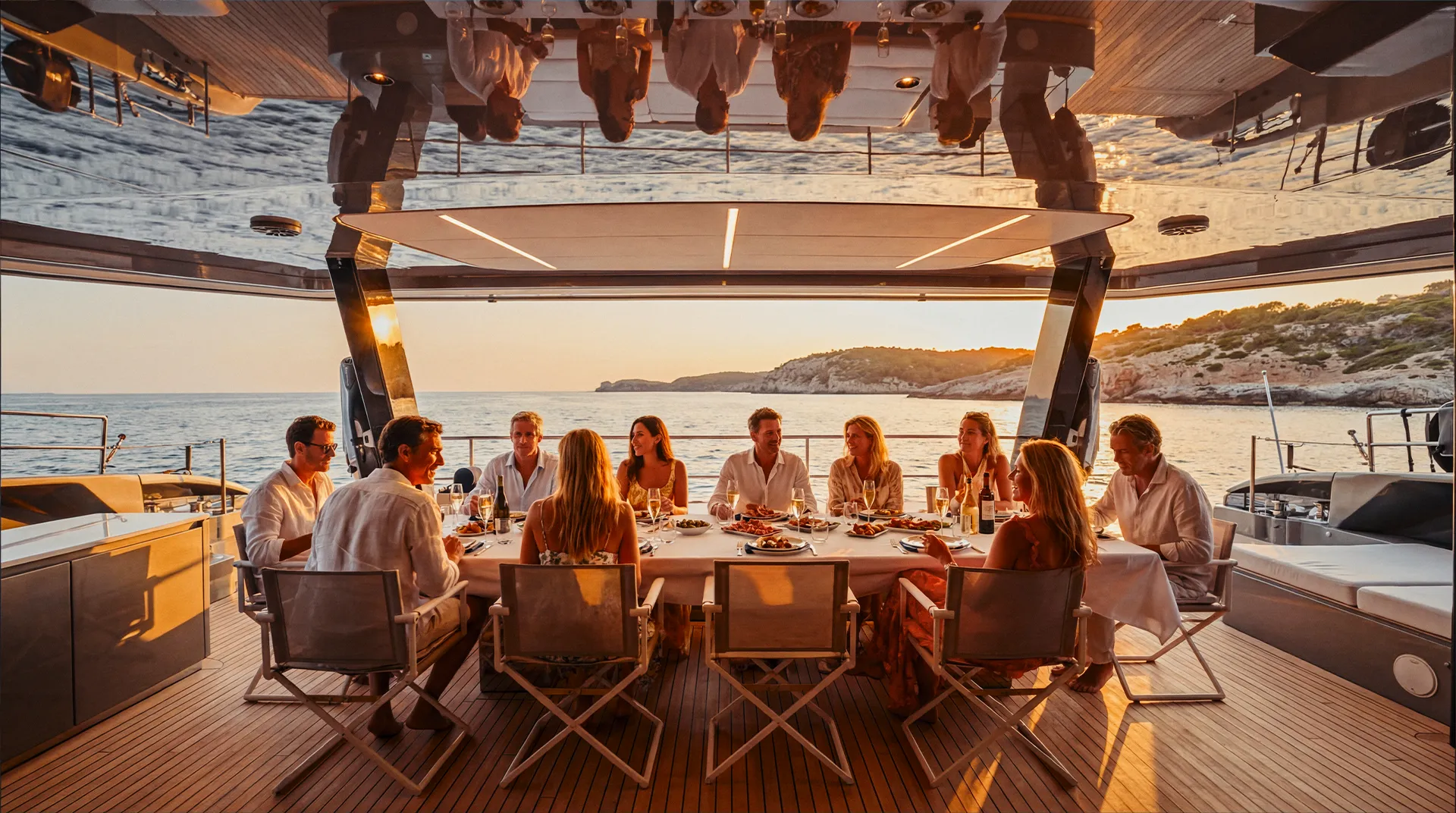 Sunny Day Charter luxury yacht catering service in Mallorca