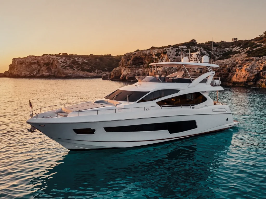 Sunseeker 75 Raoul W yacht for luxury charters in Mallorca
